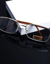 Men Reading Glasses Presbyopia Eyewear Full Frame Anti-Scratch Diopter Gold Color Glasses Unisex Multiple Degrees