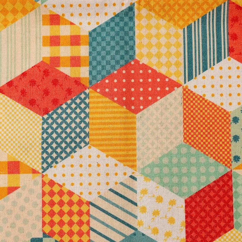 1/2/3/5M ethnic style linen canvas fabric for home textile DIY handmade sewing accessories sofa tablecloth by the meter