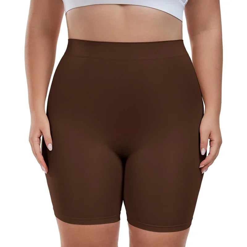 Seamless Safety Pants High Waist Abdominal Women Pants Postpartum Body Shaper Comfort Boxer Briefs Skirt Shorts XL-4XL Underwear