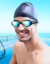 Swimming Goggles Professional Waterproof Swim Eyewear Glasses Anti-fog 100% UV Protection No Leaking For Adult Men Women Youth