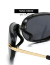 Y2k Sunglasses Women Trendy Rimless Fashion Glasses Vintage Designer Shades