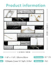 3D Wall Sticker Self-adhesive Faux Stone Wall Panel Peel and Stick Tile Backsplash for Kitchen Bathroom Waterproof Tile Sticker