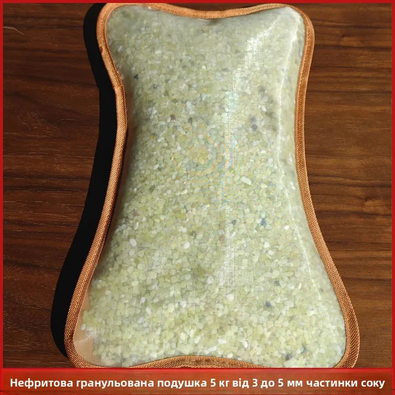 l Souterrain Jade Particle Pillow Small Stone Pillow Cooling Summer Pillow Single Person Bedding Universal ape
