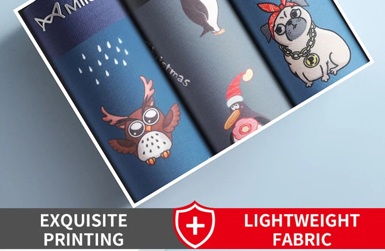 Men’s Funny Boxer Panties – 3-Pack Cotton Underwear