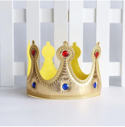 Birthday King Crown Baby One 1st 2nd 3rd Happy Birthday Party Decoration Kids Gem Hat 1 2 3 Year Old Birthday Decor Baby Shower