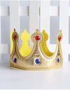 Birthday King Crown Baby One 1st 2nd 3rd Happy Birthday Party Decoration Kids Gem Hat 1 2 3 Year Old Birthday Decor Baby Shower