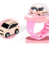 Children's Watch Remote Control Car Electric Alloy Mini Watch Car Parent Child Interaction 2.4G Remote Control Racing Toy Gift