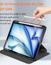 360° Rotation iPad Case for 2024 Air 11 13 M2 Pro 11 13 M4 Air 4 5 10.9 iPad 7/8/9th 10.2 10th Gen Pro 11 Pro 12.9 Mini 6 Cover