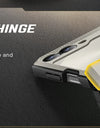 Magnetic for Z Flip 6 Case Hinge Protection Front Screen Protector Military-Grade Protective Ring Kickstand Magsafe Phone Case