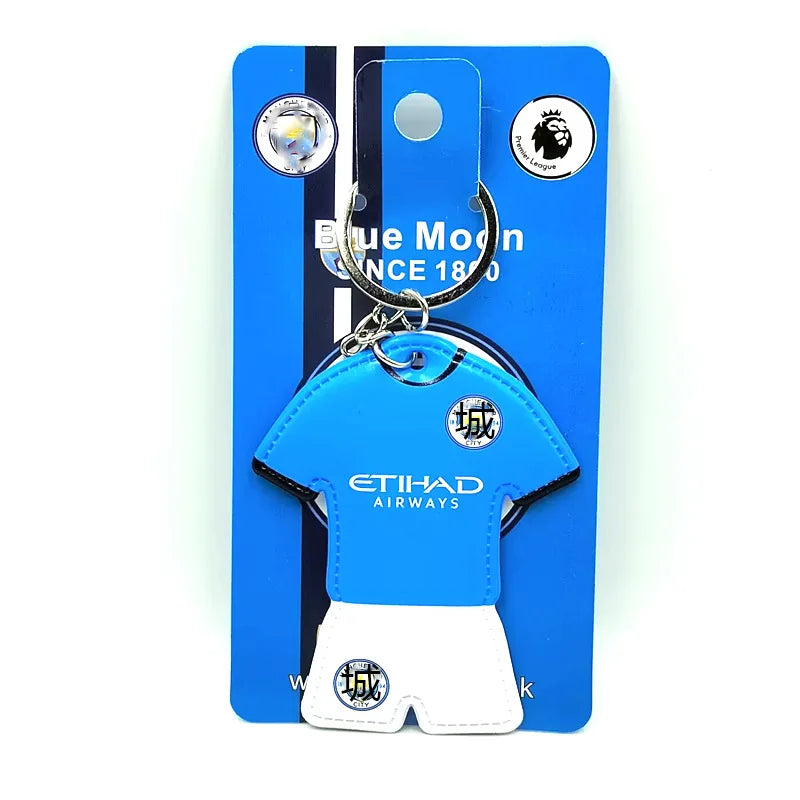 Football Jersey Keychain Soccer Team Shirt Bag Charm Sports Souvenir