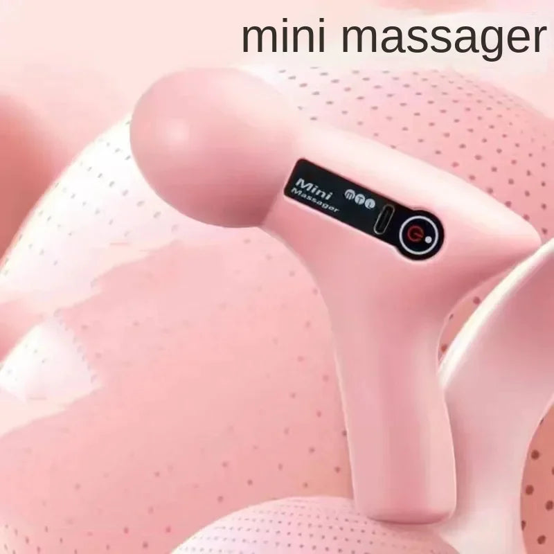 Mini Massage Massage LCD Screen 6 Heads  Muscle Massager Portable Electric Fascia  for Neck Foot Body Fascia