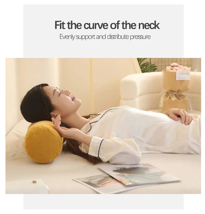 Body Pillow Pregnancy Pillows Chin Lumbar and Leg Support Stomach and Back Sleepers Adjustable Bendable Roll Pillow for Sleeping