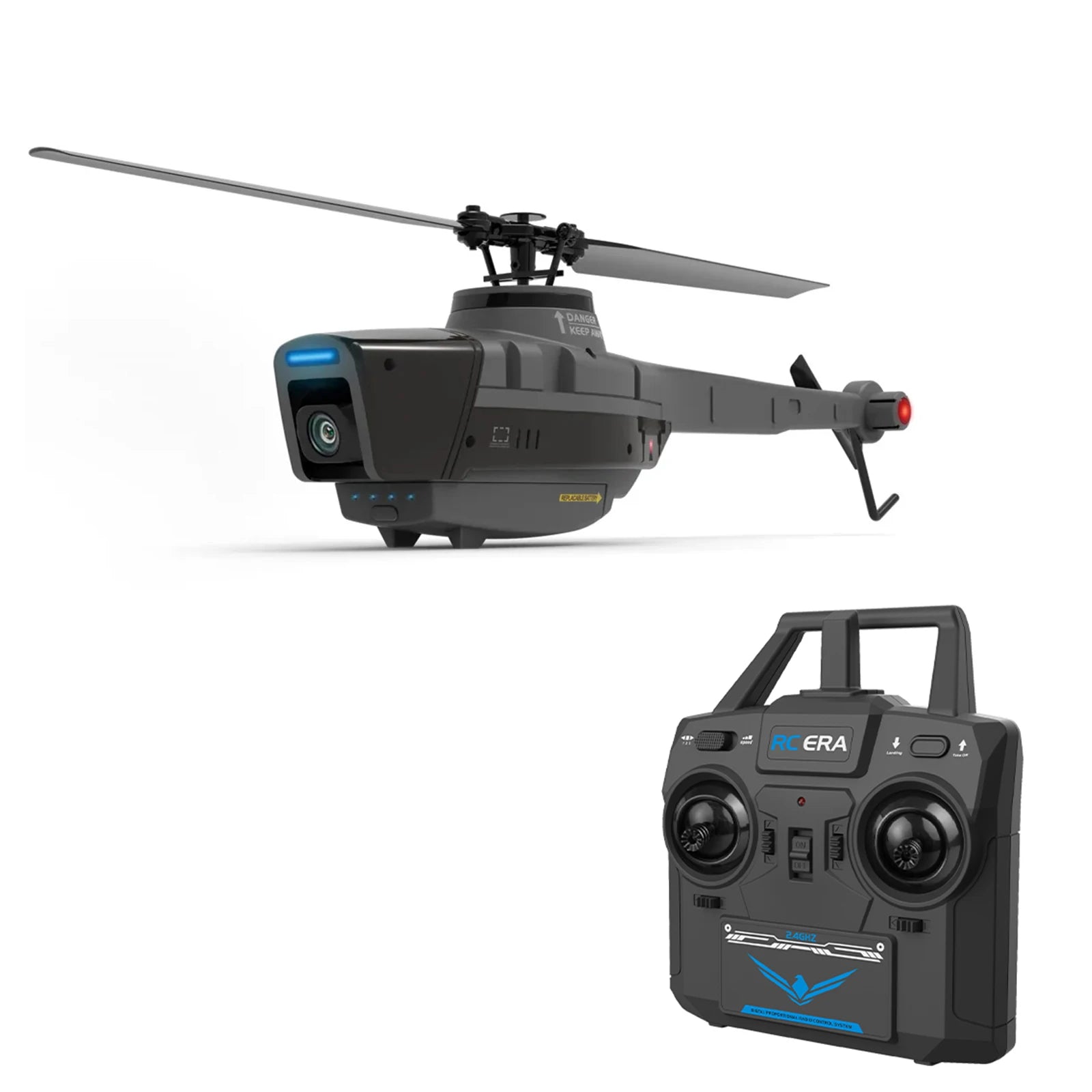 RC ERA C127AI C127 C128 2.4G 6-Axis Gyro Stabilized Flybarless Professional RC Helicopter 4ch Remote Control Aicraft for Adult