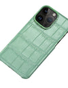Crocodile Real Leather Cases for iPhone 16 15 Pro Max 14 pro max Genuine Leather Fundas Back Bover