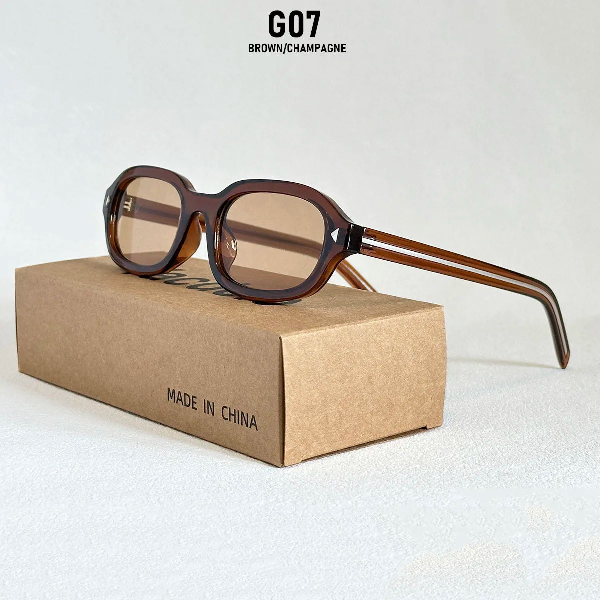 Oval Fashion Sunglasses With UV400 Protection