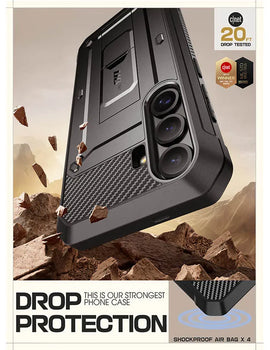 For Samsung Galaxy S25 Plus Case UB Pro Heavy Duty Rugged Phone Case with Built-in Screen Protector Kickstand Belt-Clip