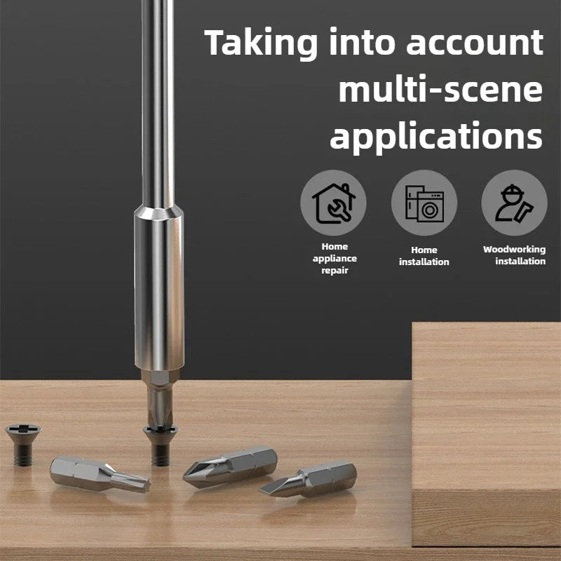 15 in 1 CR-V Screwdriver Precision Hexagonal Screwdriver Head Drills Sockets Car Repair Tools Household Wrench