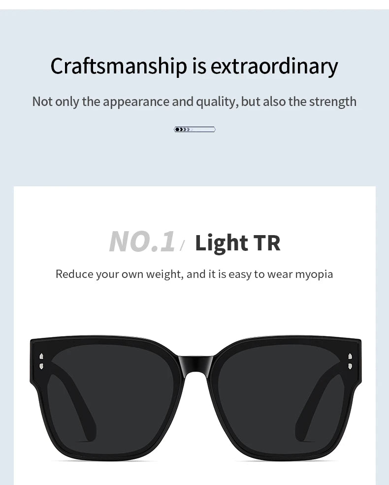Fit Over Polarized Sunglasses UV400 Anti-Glare Driving Eyewear for Prescription Glasses Men Women