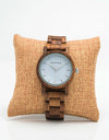 Watch Real Wood Wristband Wristwatches With Roman Numerals in Bamboo Box