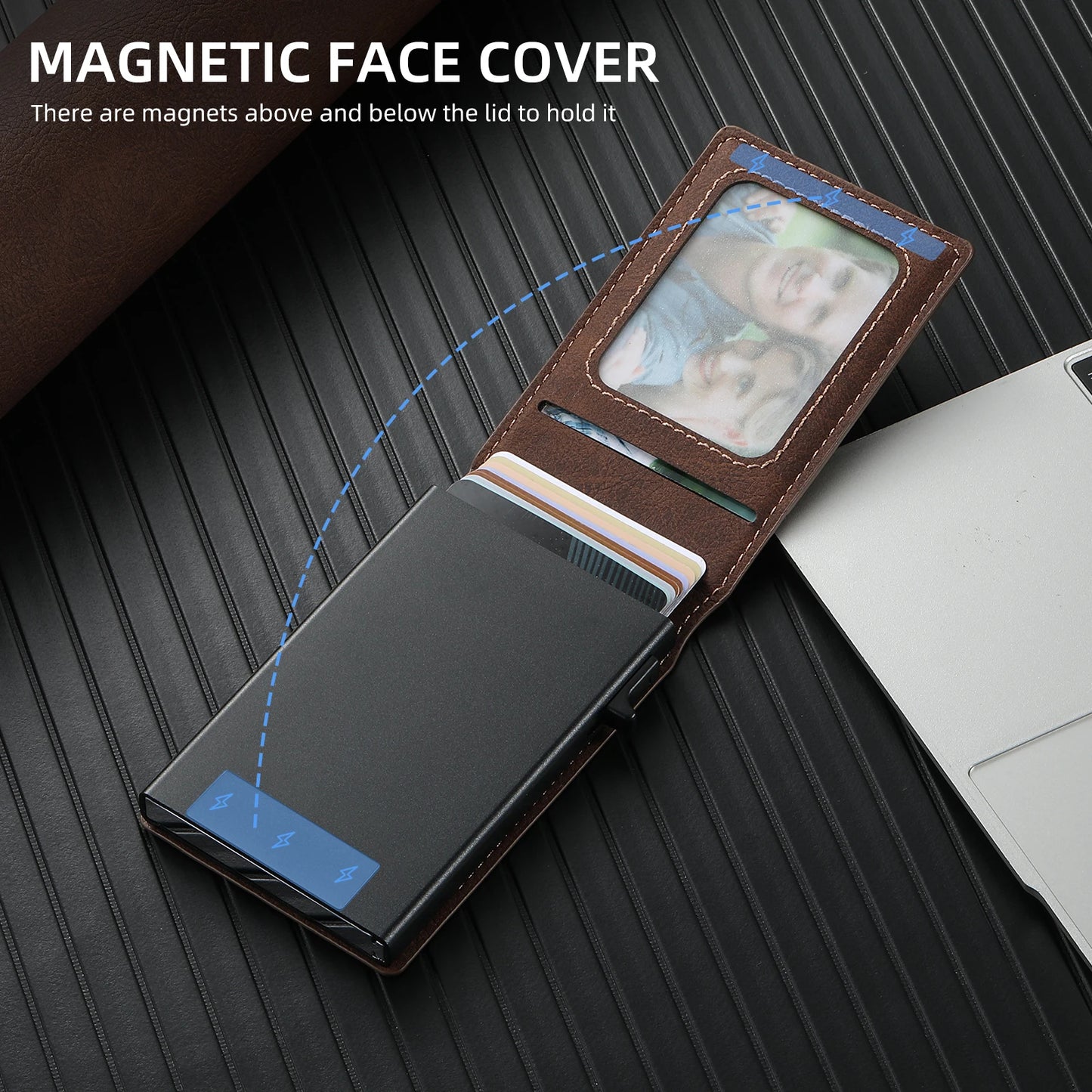 Magnetic PU Leather Wallet Case with Card Slot & Kickstand for Samsung Galaxy S26 Ultra / S25 Plus – Wireless Charging Cover