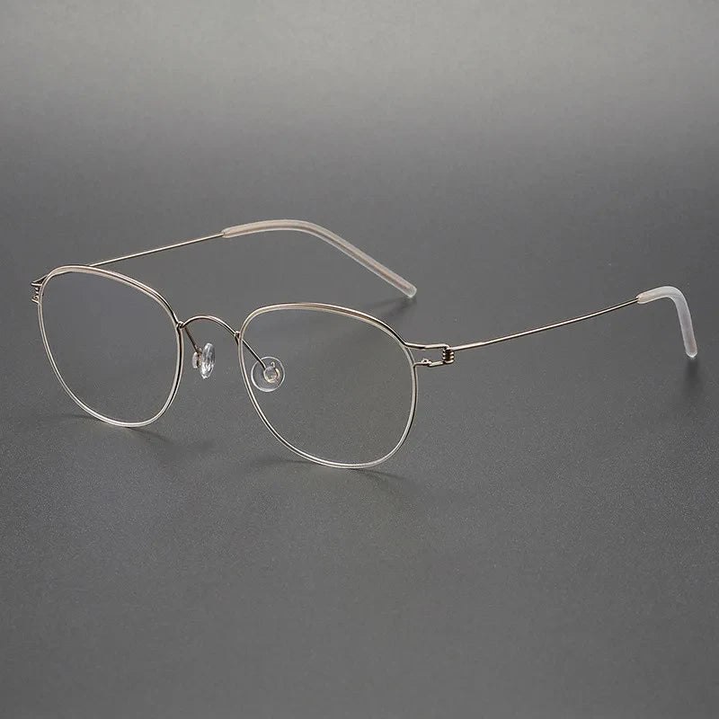 Polygon Titanium Screwless Ultralight Eyeglasses Frame