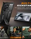 For Samsung Galaxy S25 Ultra Case Full-Body Heavy Duty Shockproof S25 Ultra Phone Case with Stand & Belt Clip Holster