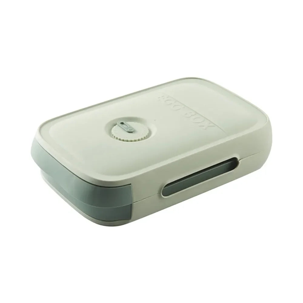 Automatic Rolling Egg Holder Stackable Drawer Storage Box – Space-Saving Refrigerator Kitchen Organizer