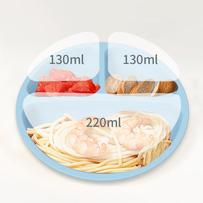 BPA Free Silicone Baby Feeding Set Sucker Bowl Dinning Plate Straw Cup Spoon Forks for Kids Baby Tableware Children Dishes