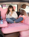 Cartoon Foldable Car Travel Bed SUV Minivan Compatible Inflatable Mattress Inside Air Pressure Pad Versatile Vehicle Sleeping