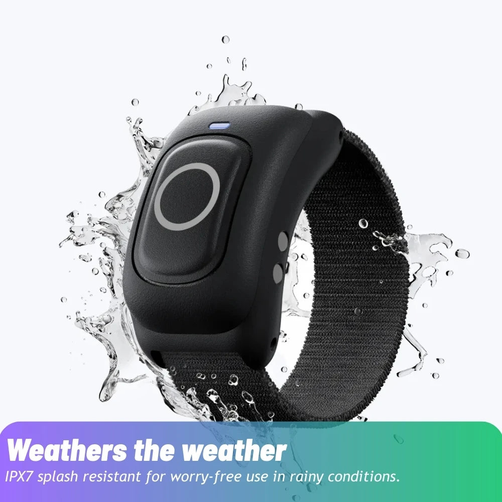 Smart Ring Remote Control for Action Camera Wireless Thumb Controller IPX7 Splash Resistant Wearable Shooting Remote