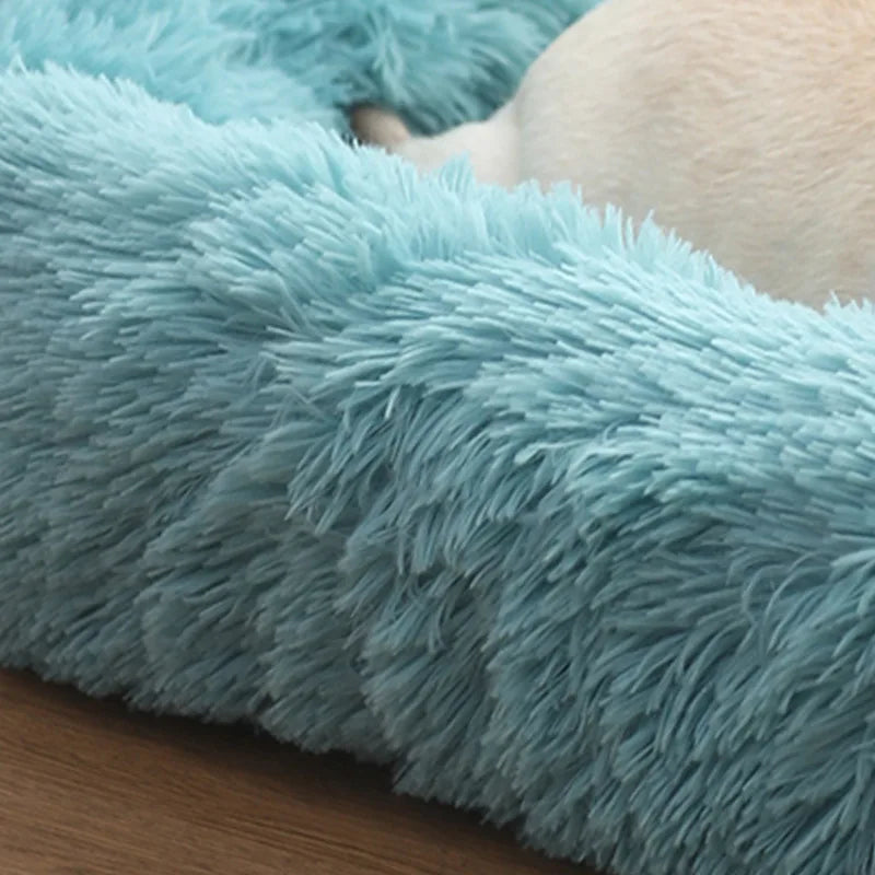 Plush Fluffy Pet Bed Sofa Cushion for Dogs and Cats