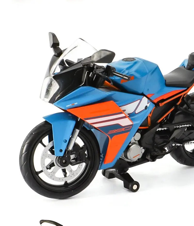 Diecast KTM RC 390 Racing Motorcycle Model 1 to 12 Scale