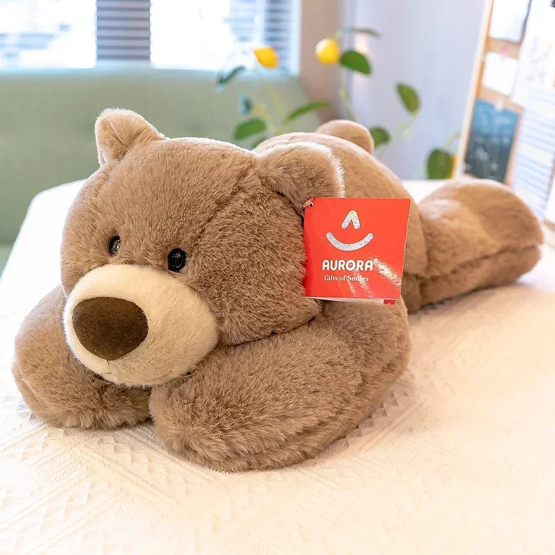Party Bear Plush Sleeping Pillow Husky Doll Dinosaur Soft Doll Birthday Gift Girl