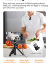 Dual Channel Wireless Mic Microphone for Android iPhone for Live-streaming Video Recording