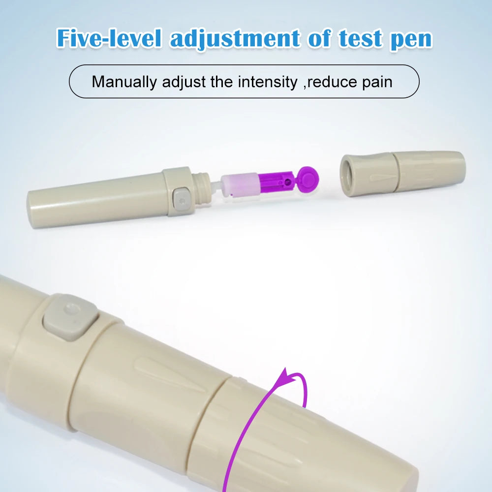 Blood Glucose Meter Glucometer Kit Code Free Diabetes Test 50/100pcs Strips With Lancets Medical Blood Sugar Mg/mmol