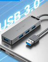 USB C Hub High Speed 4 Ports Multi Type C to USB 3.0 Hub Splitter Adapter for MacBook Pro iPad Pro Xiaomi Lenovo USB Hub