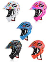 Adjustable Breathable  Bike Helmets  Lightweight Full Face Bicycle Helmet with LED Light 16 Openings for 46-54cm Head