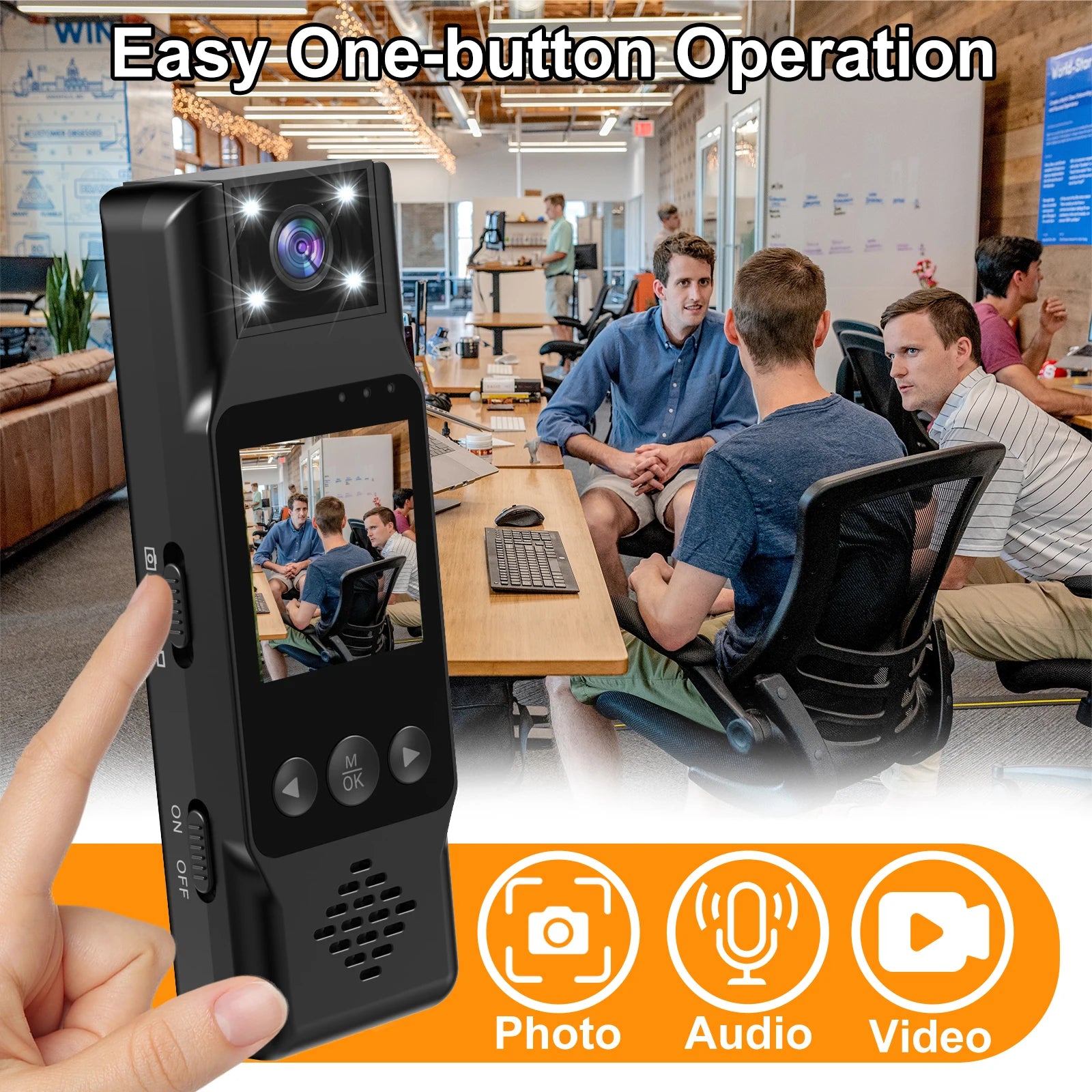 Wifi Mini Camera 1080P Portable Digital Video Recorder Worn Police Small Body Cam Night Vision DV Miniature Camcorder