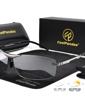 Polarized Photochromic Driving Sunglasses for Men Anti Glare