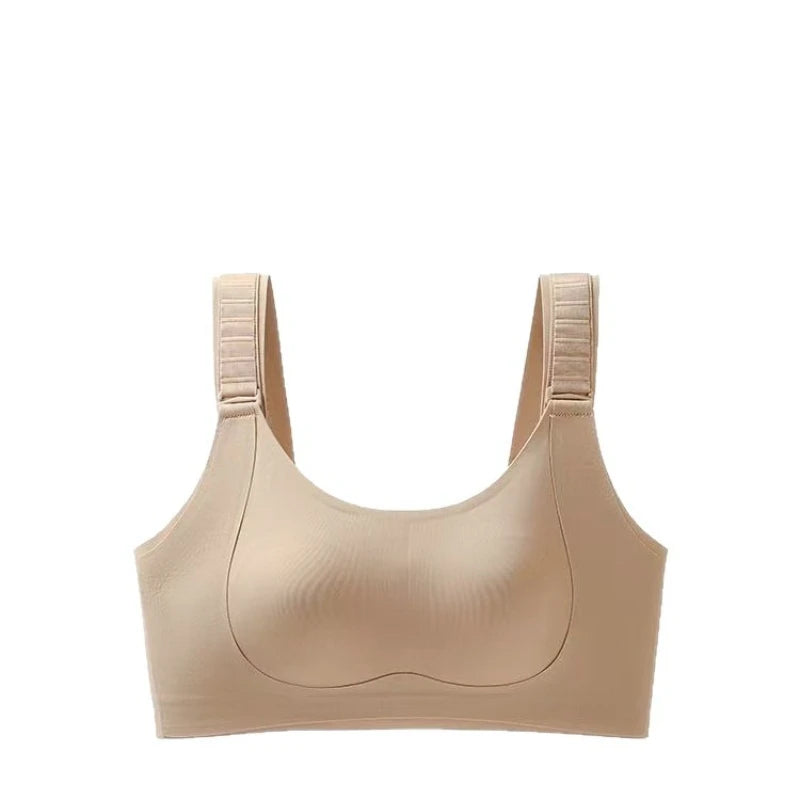 Womens Seamless Wireless Minimizer Support Bra