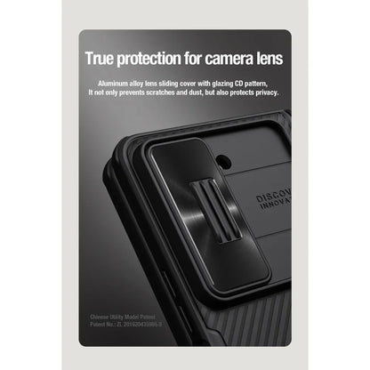 Cam Shield Fold Case For Samsung Galaxy Z Fold5 Case Camera Slider Protection luxury TPU + PC Shockproof Back Cover