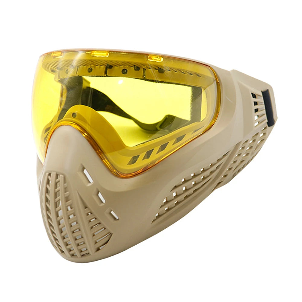 Tactical Phantom Mask with Anti-Fog Goggles Outdoor Airsoft Full Face Mask War Games Hunting Paintball Protective Mask