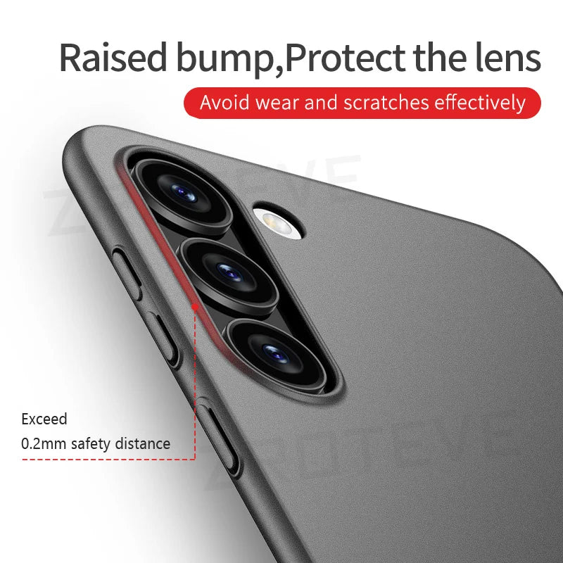 Zroteve Slim Matte Hard PC Case for Samsung Galaxy S26 Ultra / S25 Edge / S24 / S23 – Lightweight Protective Cover