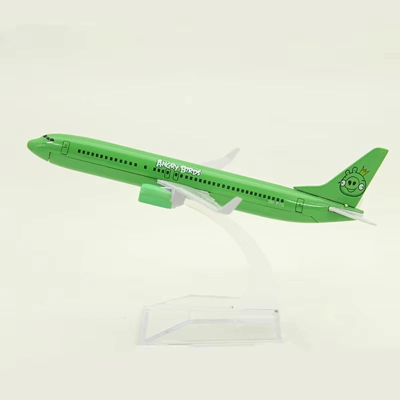 16CM Green Bird Boeing 737 Aircraft Model