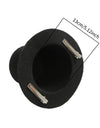 Steampunk Top Hat Headwear Gothic Vintage Head Gear Fedoras Headband for Party Adults Masquerade Halloween