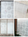 Window Film Privacy, Stained Glass Film, Frosted Opaque Glass Clings, Sun Blocking Vinyl Window Stickers for Door Home Office