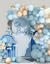 Ice Blue Balloon Garland Arch Kit Birthday Party Decoration Kids Wedding Birthday Party Supplies Baby Shower Latex Balloon