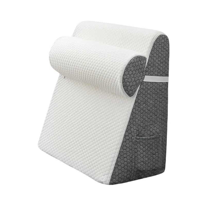 Multi-Purpose Wedge Pillow Soft Memory Foam Top Triangle Pillow Body Positioners For Leg Elevation Pillow With Removable Cover