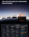 B60S Bone Conduction Earphones 64GB MP3 Wireless Open Headset IPX8 Swimming Waterproof Flash-sale Choice Headphones