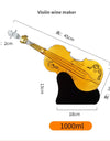 High Borosilicate Glass Wine Bottle Guitar Violin Decanter Wine Set Thickened Transparent Craft Decanter Bottle Decoration